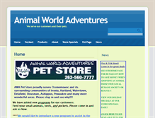 Tablet Screenshot of animalworldadventurespetstore.com